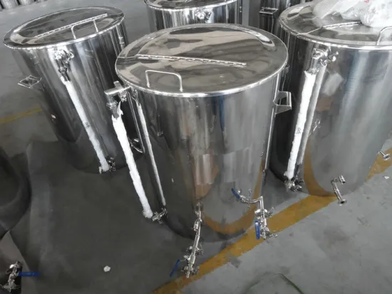 75 Gallon Brew Kettle with Tangential Inlet and Sight Glass