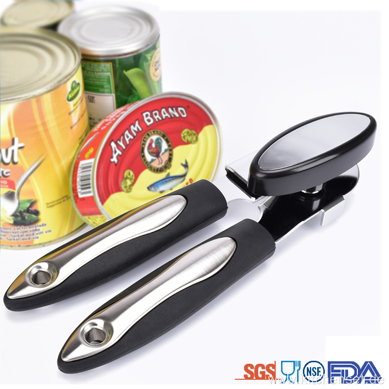 Non slip heavy duty can opener manual