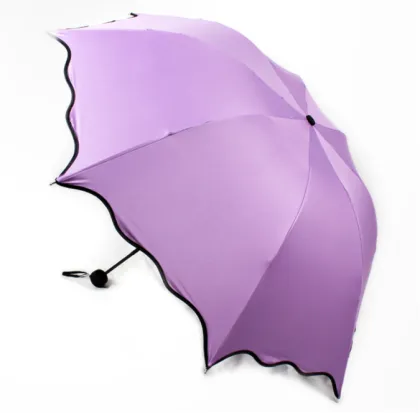 3-Fold Vinyl Wet-Activated Color Changing Magic Umbrella