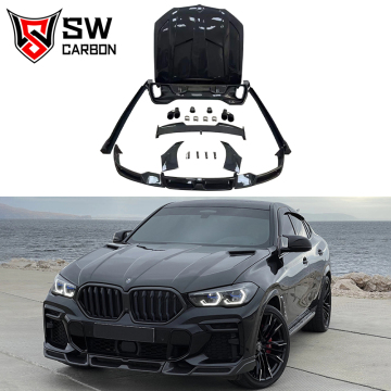 Kit corpo in stile Larte in fibra di carbonio G06 per BMW X6