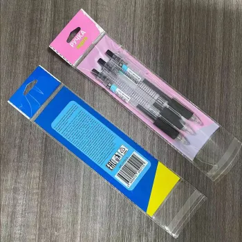 adhesive header card packaging bag