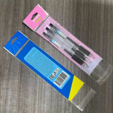 adhesive header card packaging bag