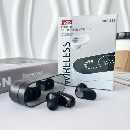 YD06 Bluetooth Wireless Earphones TWS Max Earbuds Headphone Auriculares Osea 2024