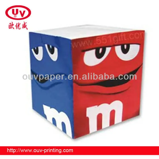 2018 lovely memo cube with wooden pallet