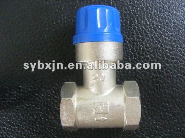brass 3/4" Solar heater antifreeze valve for solar heaters
