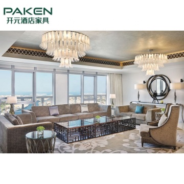 Modern 5-Star Hotel Fabric Sofa Set for Luxurious Living Rooms