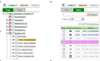 Online Car Tracking Route Gps Moving Map Software Platform