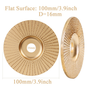 Wood Grinding Wheel Rotary Disc Sanding Wood Carving Tool Abrasive Disc Tools For Angle Grinder Tungsten Carbide