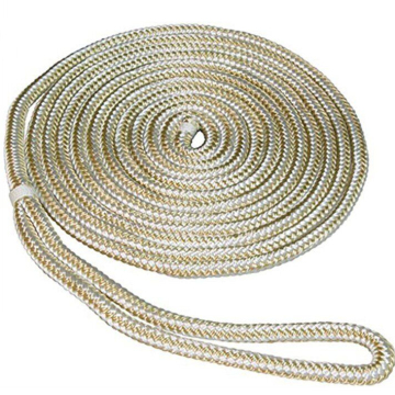 Hochleistungsdoppelte Geflecht Nylon Mooring Dock Line-Seile für Marineboote