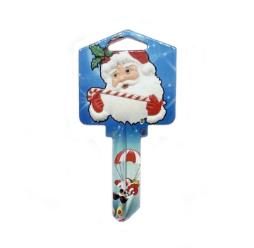 Wholesale Santa Pattern Printing Design Blank Key