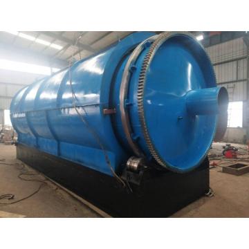 gas/oil heating system waste plastic pyrolysis machine