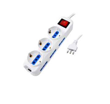 Multisocket Multipresa: 10/16A Bipasso & 10A Schuko Power Outlet
