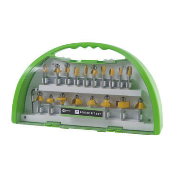 18-piece router bits set, nice designs