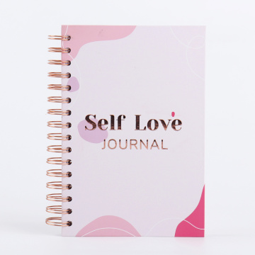 Spiral Gold Foly Best Self Love Diary Journal