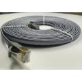 Cat7 plat nylon gevlochten met RJ45 Lan-draad