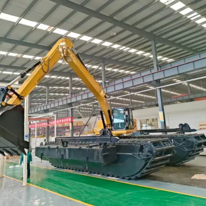 Maxpower Heavy Duty Quality Amphibious Excavator with Telescopic Arm