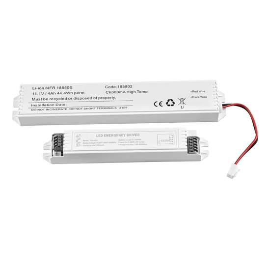 LED Tube Emergency Driver with External Battery Pack