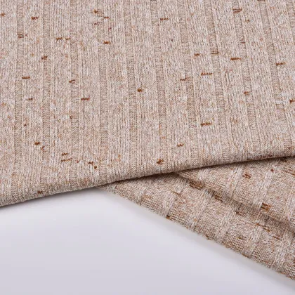 Polyester Spandex Brushed Hacci Rib Fabric for Pajamas
