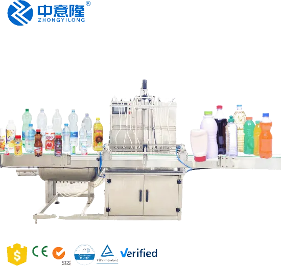 High Tech Servo Piston Pump Juice and Cosmetic Liquid Filling Machine (2/4/6/8/12 Heads)