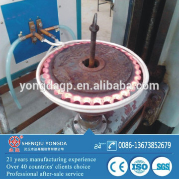 High frequency induction heating machine gear hardening