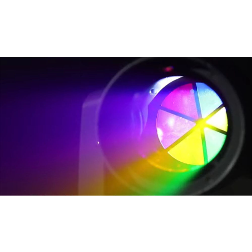 6 color wheels on spotlight