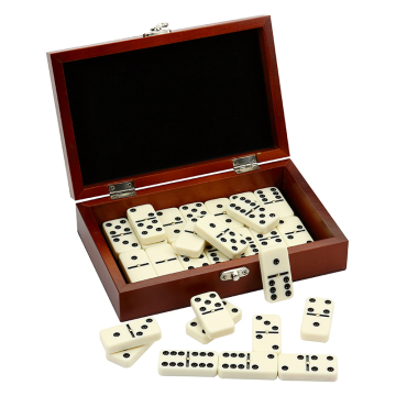 Custom Wholesale: High-Quality Luxury Wooden Dominos Set with Storage Case - Available in 6, 9, 12, and 18 Pieces