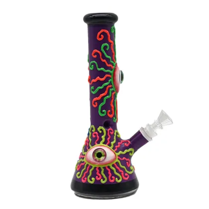 Eye of All Knowledge Glass Water Pipe