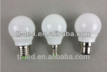 Cheap price 3W E14/E27/B22 G45 LED Bulb replace 30W halogen lamp CE ROHS FCC approved
