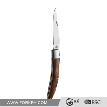 stainless steel wooden handle steak knife FJ307A