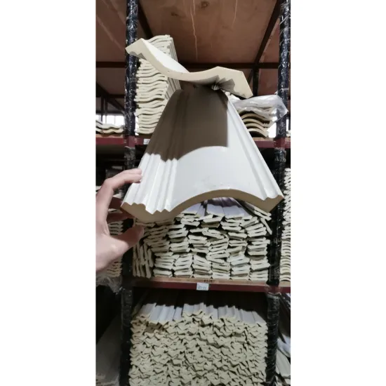 Modern White Foam Ceiling with Indirect Lighting and Cornice Moulding