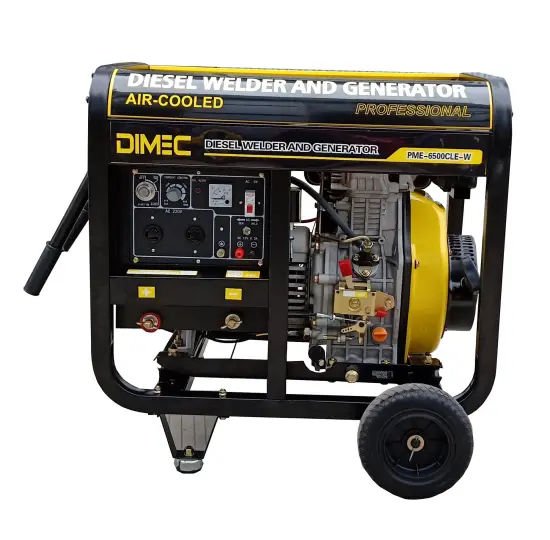 PME6500CLE-W 6.5kVA Open Type Diesel Welding Generator Set