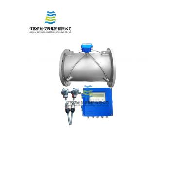 Dual-channel ultrasonic heat flowmeter