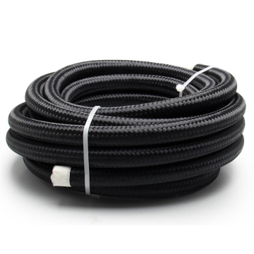 AN4 black nylon braided oil cooler tubing