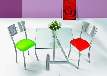 KSDCOM001stainless steel glass coffee table sets