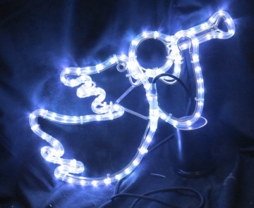 Outdoor Christmas Angels with Trumpets Decorations
