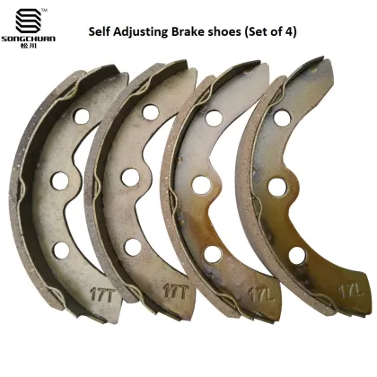 Brake Shoes Set of 4 for E-Z-GO TXT Golf Carts - Part Number 27943-G01