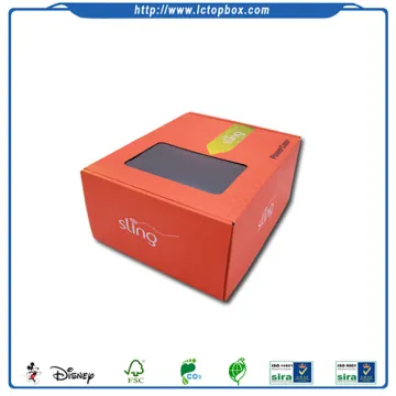 Corrugated custom electronics packing box