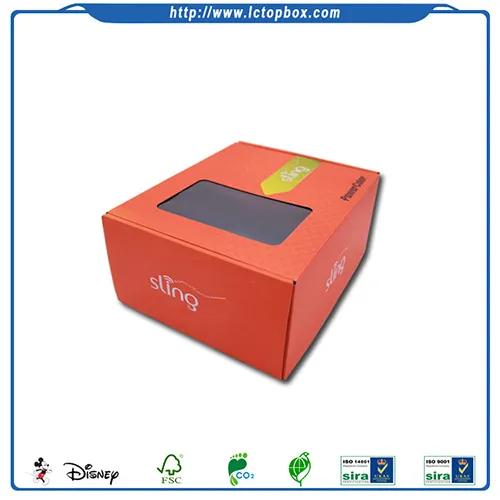 Corrugated custom electronics packing box