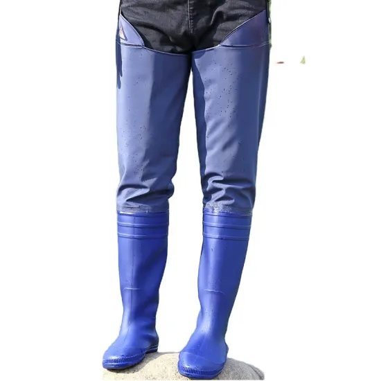 Soft Bottom Rain Boots for Men and Women - Knee High Paddy Shoes