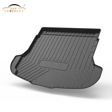 Custom Durable Rear Cargo Boot Liner Black TPE Car Trunk Mats for CRV 2007-2011