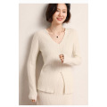 Cashmere knitted dress suit for women