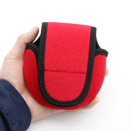 JK Water Drop Wheel Bag - Black Fishing Reel Bag for Sea Fishing Supplies