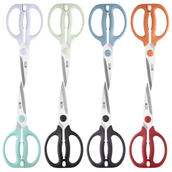 Super Comfortable 3CR13 Stainless Steel Kitchen Chicken Scissors