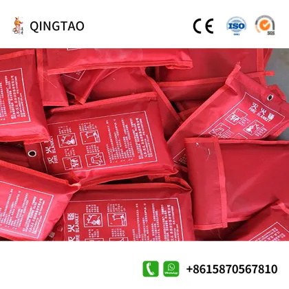 Emergency fire extinguishing equipment fire blanket