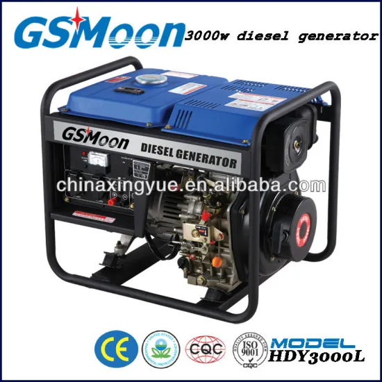 CE and EPA approval 3kw Manual start Diesel Generator.