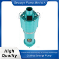 Bomba de aguas residuales de acero inoxidable con mecanismo de corte