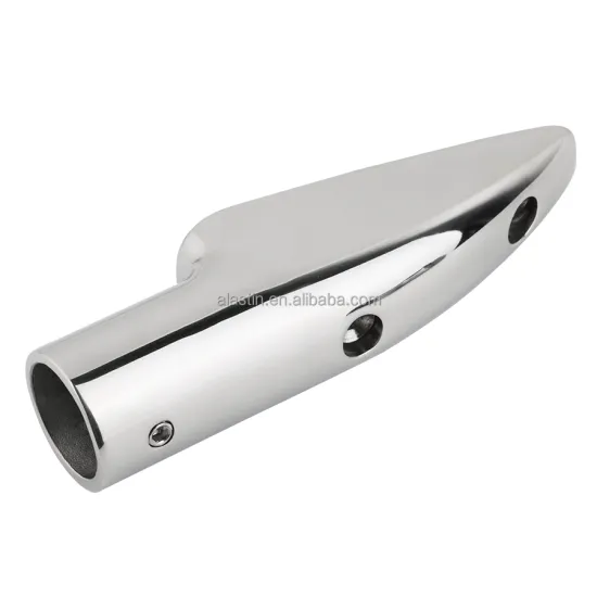 High Quality 316 Stainless Steel Handrail Fitting Pipe Rail End For 7/8" O.D. Pipe Tube