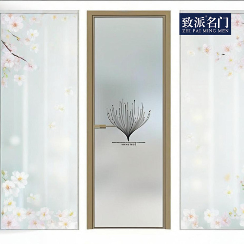 Creative decoration Nordic style bathroom swing door