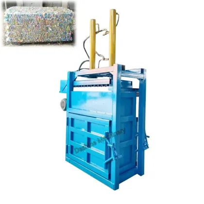 Hydraulic Textile Baler for Fabrics and Clothing Compaction in Recycling