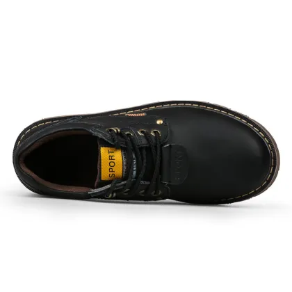 Cheap Rubber Sole Genuine Leather Boots